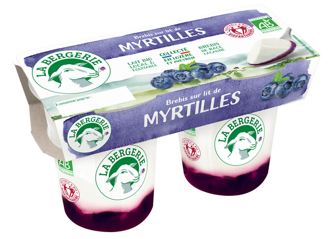 Brebis lit myrtille 2x125g Brebis lit myrtille 2x125g