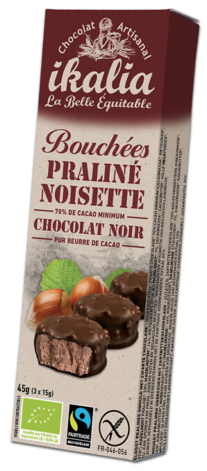 Bouchée rocher chocolat noir (3) 45g Bouchée rocher chocolat noir (3) 45g