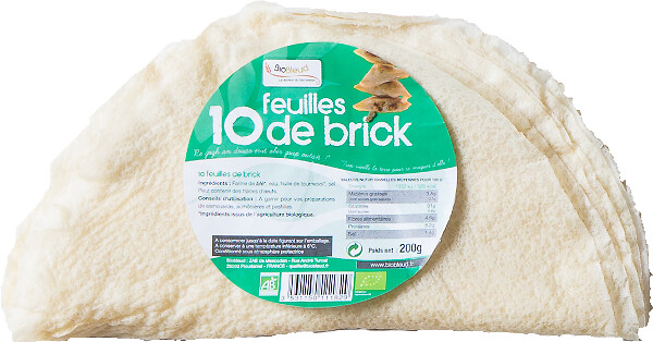 Feuilles de brick (10) 200g Feuilles de brick (10) 200g