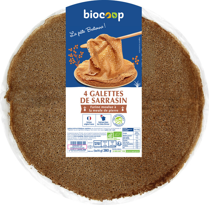 Galettes sarrasin (4) 280g Galettes sarrasin (4) 280g
