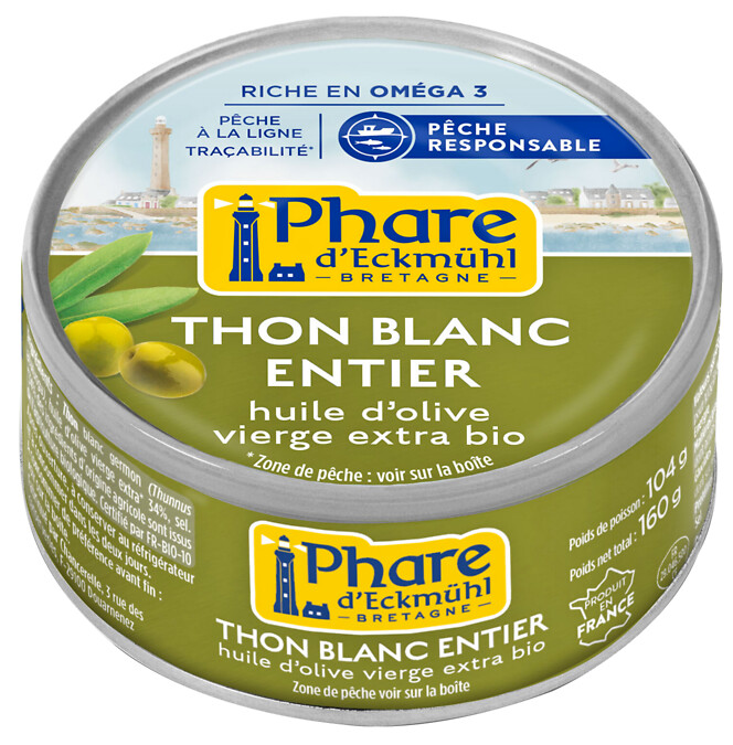 Thon blanc germon huile olive 160g Thon blanc germon huile olive 160g