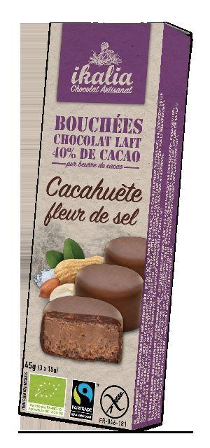Bouchée choclait cacahuète sel (3) 45g Bouchée choclait cacahuète sel (3) 45g