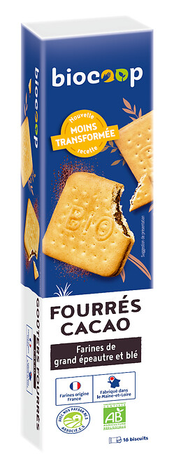 Goûter fourré cacao (16) 300g Goûter fourré cacao (16) 300g