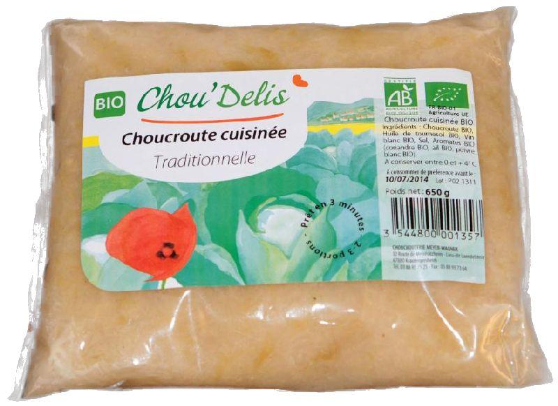 Choucroute cuisinée 650g Choucroute cuisinée 650g
