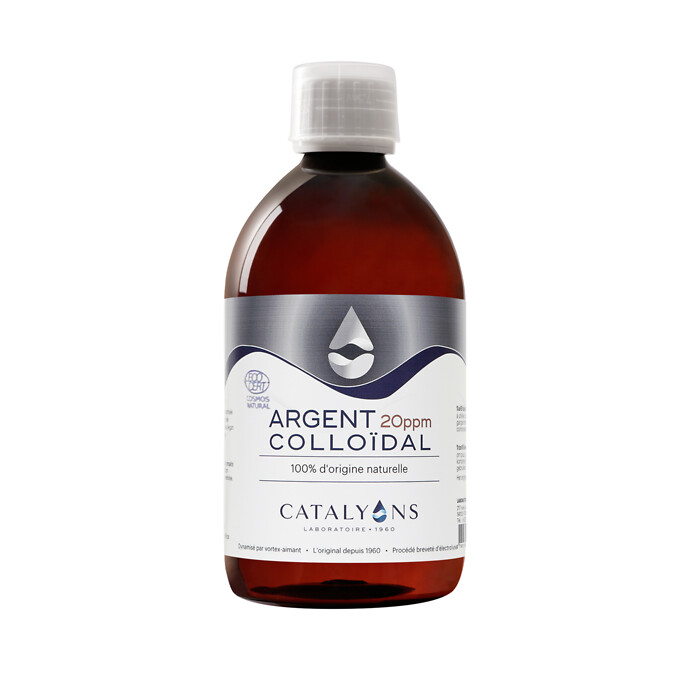 Argent colloïdal 20ppm 500ml Argent colloïdal 20ppm 500ml