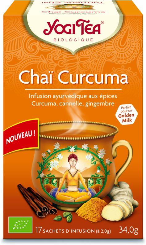 Tisane chaï curcuma 17x2g Tisane chaï curcuma 17x2g