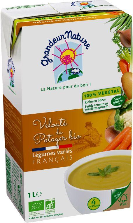 Velouté potager légumes variés France 1L Velouté potager légumes variés France 1L