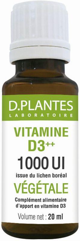 Vitamine D3 végétale 1000 UI 20ml Vitamine D3 végétale 1000 UI 20ml