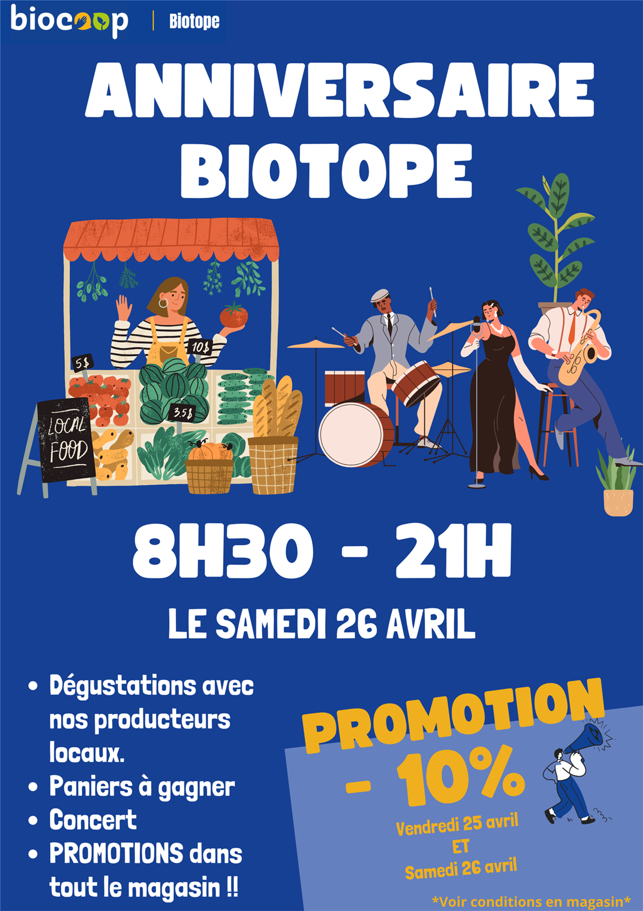 C'EST NOTRE ANNIVERSAIRE 25-26/04 -10% DANS TOUT LE MAGASIN***🥳