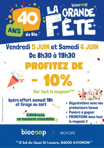 Anniversaire 40 ans