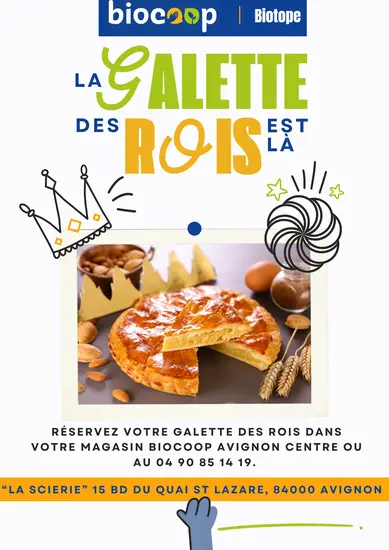 Croustillante et généreuse, notre galette des rois bio est idéale pour célébrer l’Épiphanie 😍